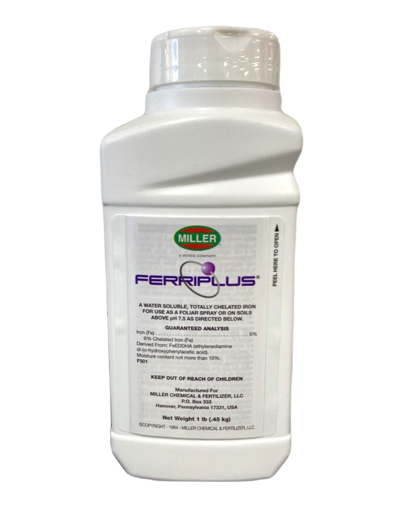 herbicides with chelated iron Miller Chemical - Ferriplus - Iron 138