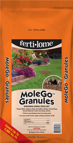Fertilome - Molego Granules - Orange Bag - 10 lb. - Covers 5,000 sq ft.