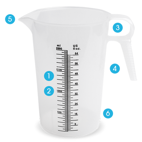 AccuPour - Measuring Pitcher 64oz. (2 liter)
