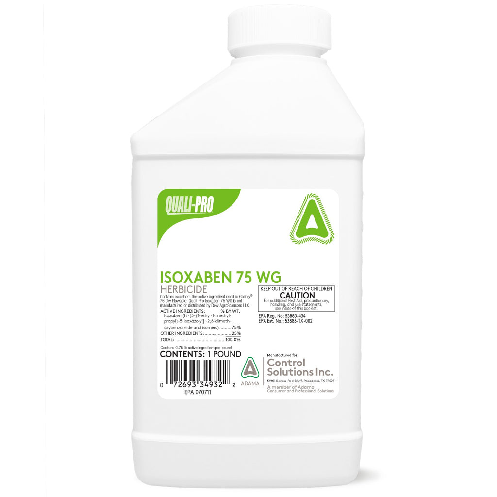isoflex herbicide QUALI-PRO - Isoxaben 75 WG T&O