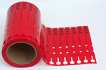 DP Industries - 7" x 3/4" Red "Sold" Tags- 100ct