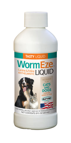 WormEze - Liquid Wormer - Dog & Cat - 8 oz