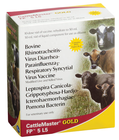 Zoetis - Cattlemaster Gold FP 5 + L5 - 25 dose