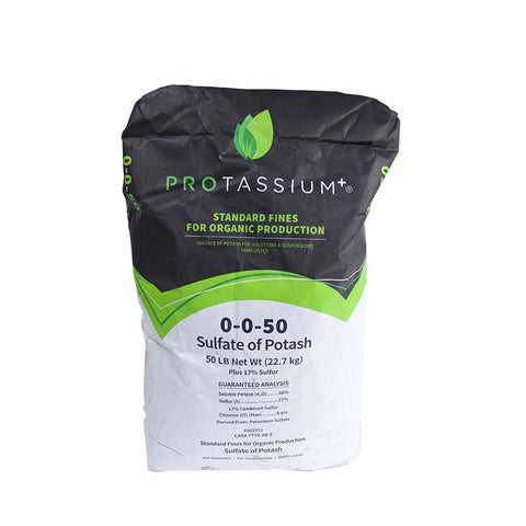 Sulfate of Potash Water Soluble 0-0-50 or 0-0-52 or 0-0-53 - 50 lb
