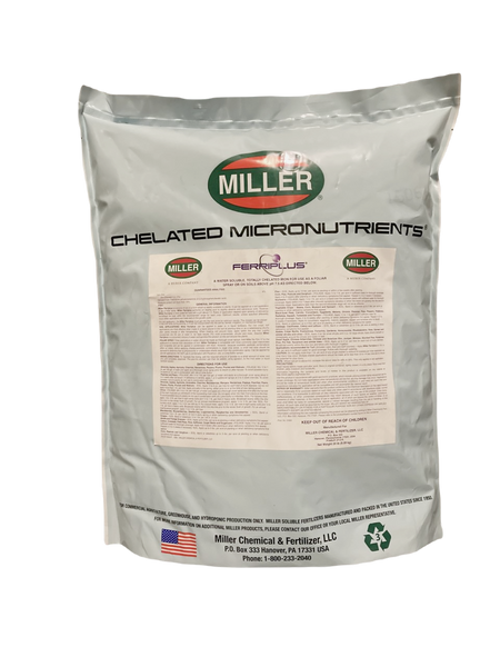 Miller Chemical - Ferriplus Iron - 20 lb – Steve Regan Company