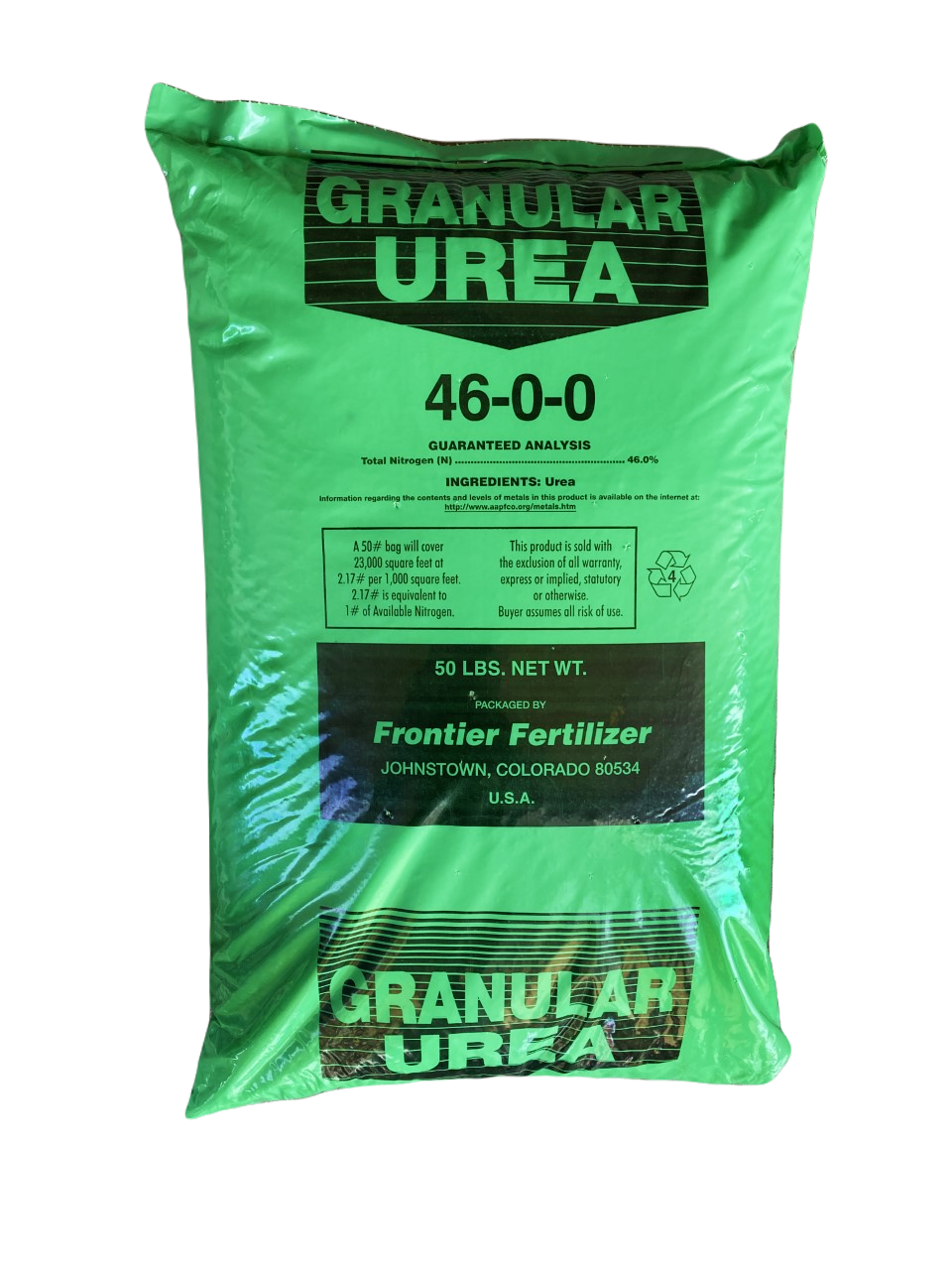 Frontier Fertilizer - Granular Urea 46-0-0 - 50 lb
