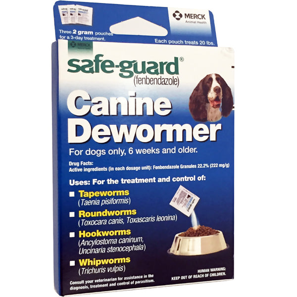 Safeguard liquid clearance dewormer for dogs