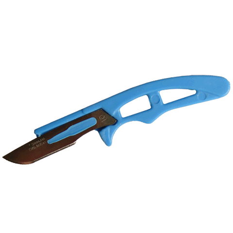 Sharpex -  Mini Disposable Scalpel #10 - Blue - SOLD AS EACH (10/box) - Steve Regan Company