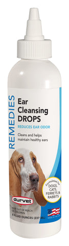 Durvet Naturals - Ear Cleaning Drops - 8 oz