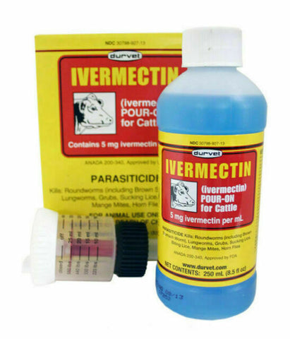 Ivermectin - Pour On - 250 ml - Steve Regan Company