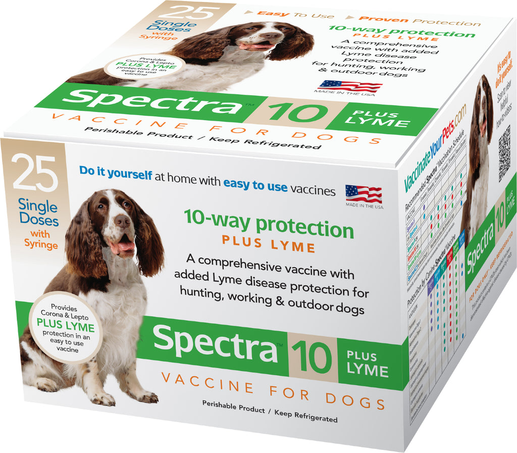 Durvet Canine Spectra 10 PLUS LYME 1 Dose Steve Regan Company durvet-canine-spectra-10-plus-lyme-1-dose-steve-regan-company