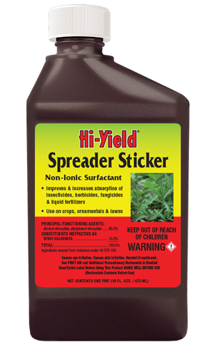 surfactant herbicide Hi-Yield 31062 Concentrate Spreader Sticker, 16 oz