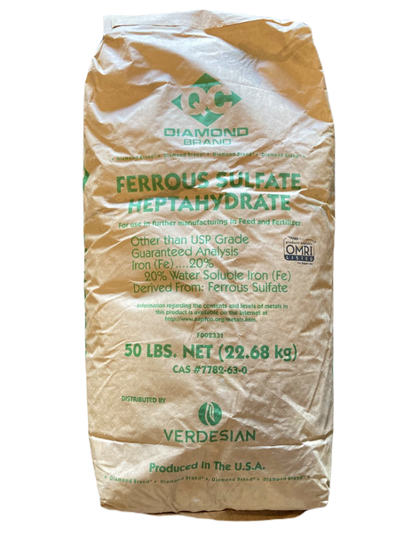 ferrous sulfate for snake plants Ferrous Sulfate 20% w/ Anti-Cake
