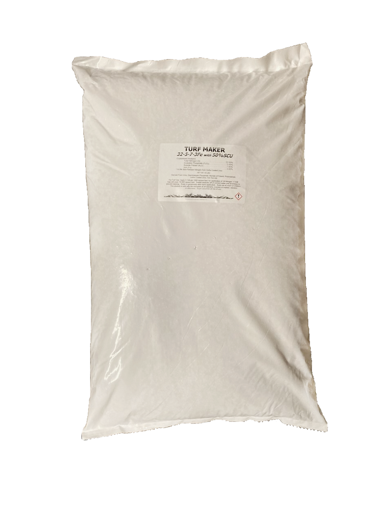 Turfmaker 325 Turf Maker - Turf Fertilizer 32-5-7-50% XCU-3% Fe - 50 lb – Steve Regan ...