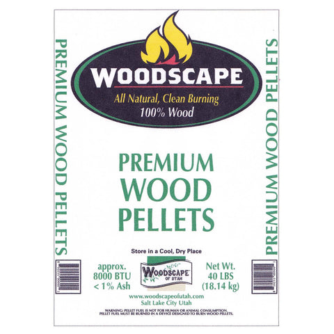 Woodscape - Premium Wood  Pellet (Fuel) - 40lb.